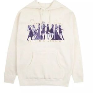 Taylor Swift Speak Now Taylor's Version Hoodie Sweatshirt Cream Size Medium